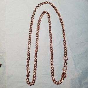 46" gold tone chain